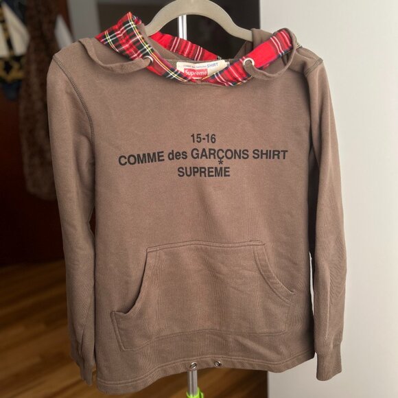 *RARE/LIMITED EDITION* Supreme Comme Des Garcons Hooded Sweatshirt - Picture 3 of 5
